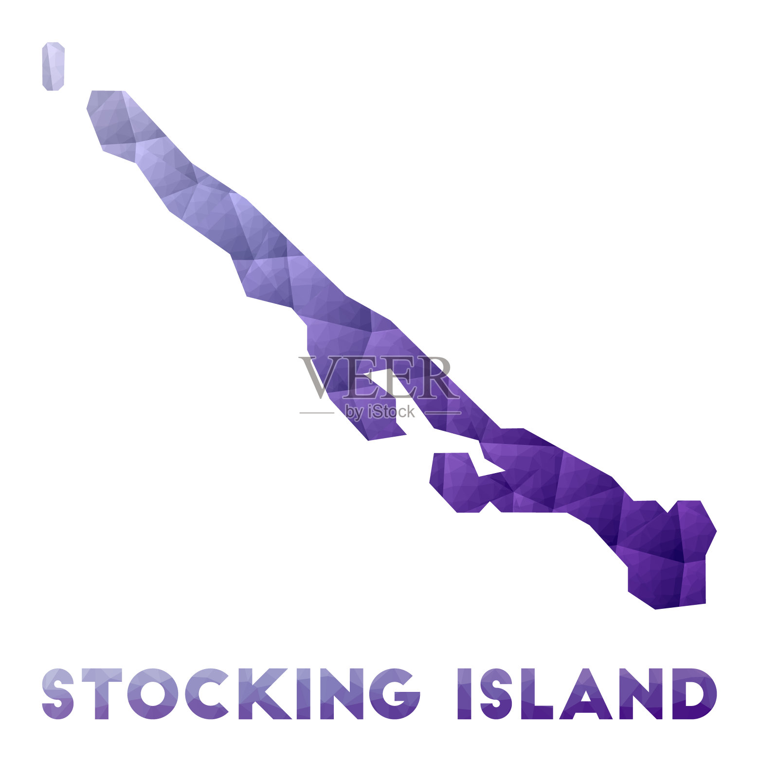 载畜岛地图。插画图片素材