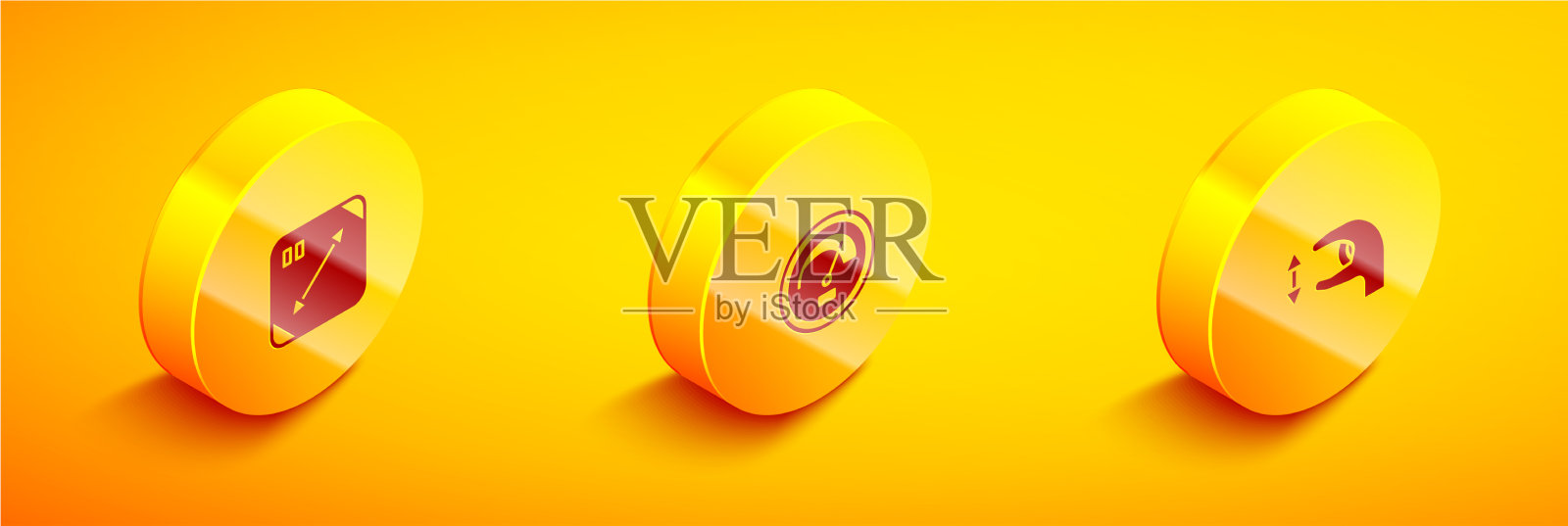 设置等距对角线测量速度计图标素材