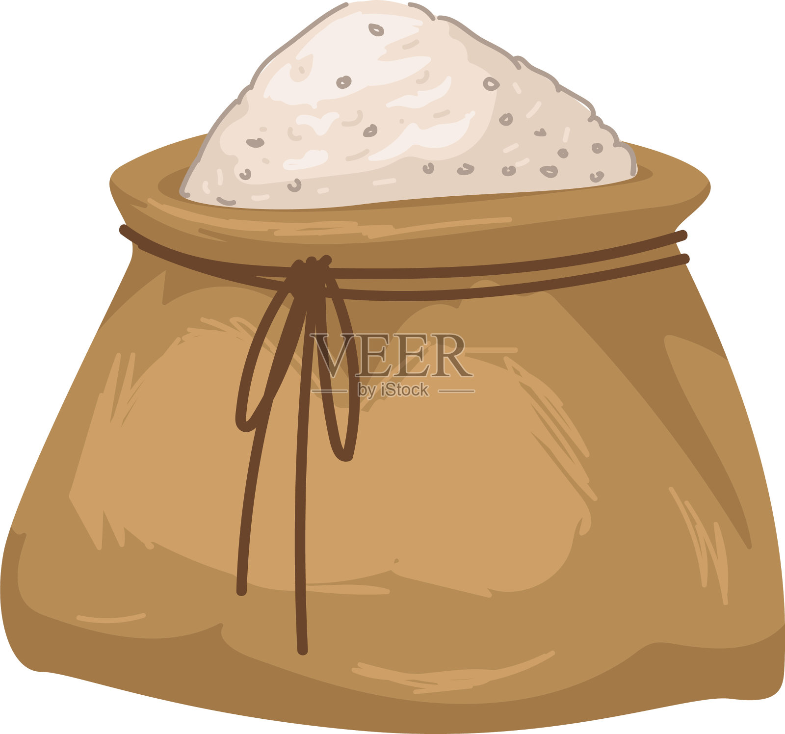 袋装大米中国或日本亚洲作物食品设计元素图片