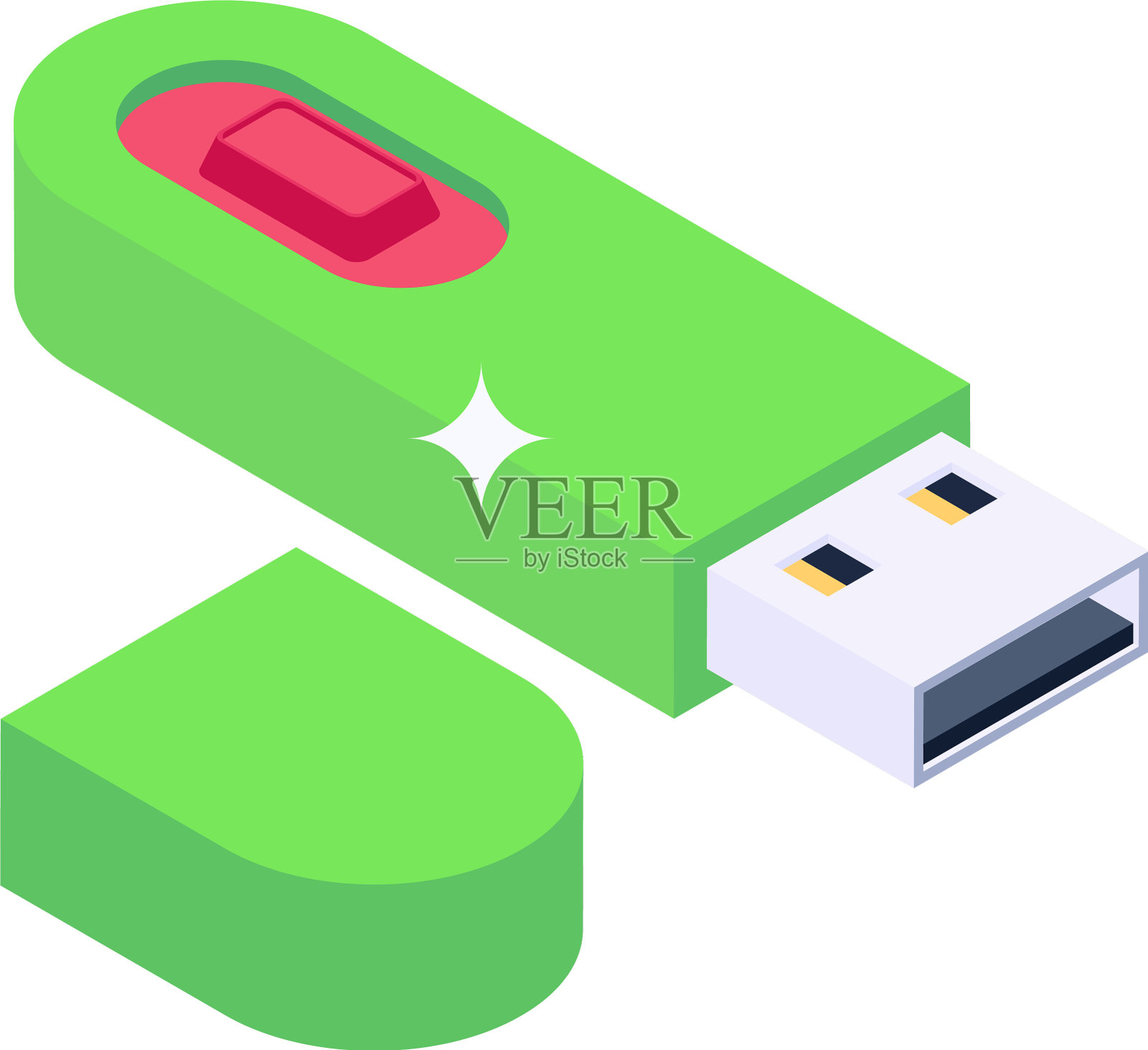 通用串行总线插画图片素材