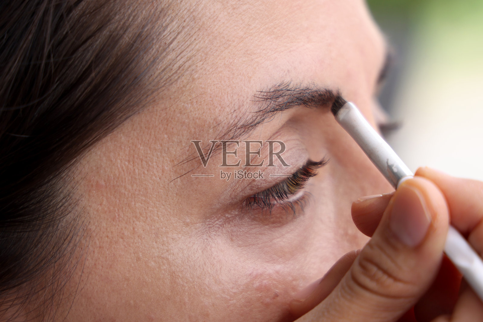 女人做化妆照片摄影图片