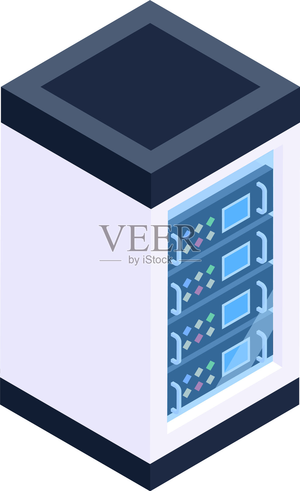 数据中心插画图片素材