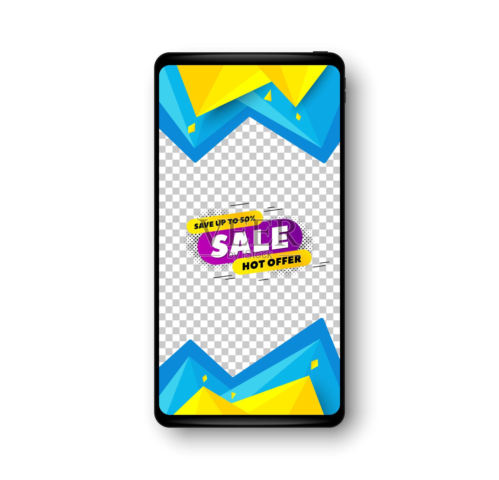 出售30%折扣横幅折扣贴纸形状设计元素图片