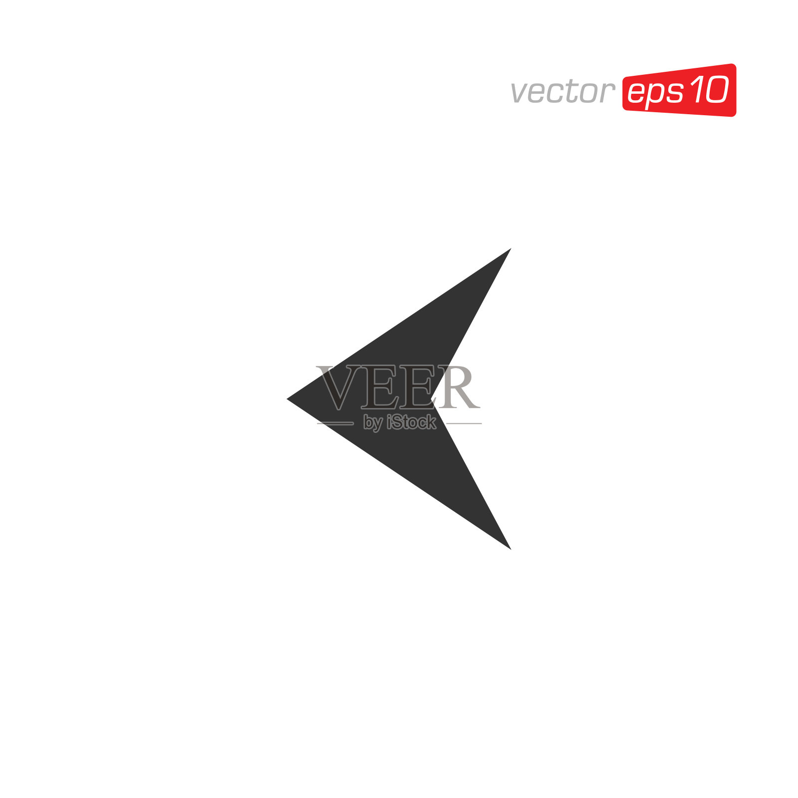 箭头方向标志图标设计矢量插画图片素材