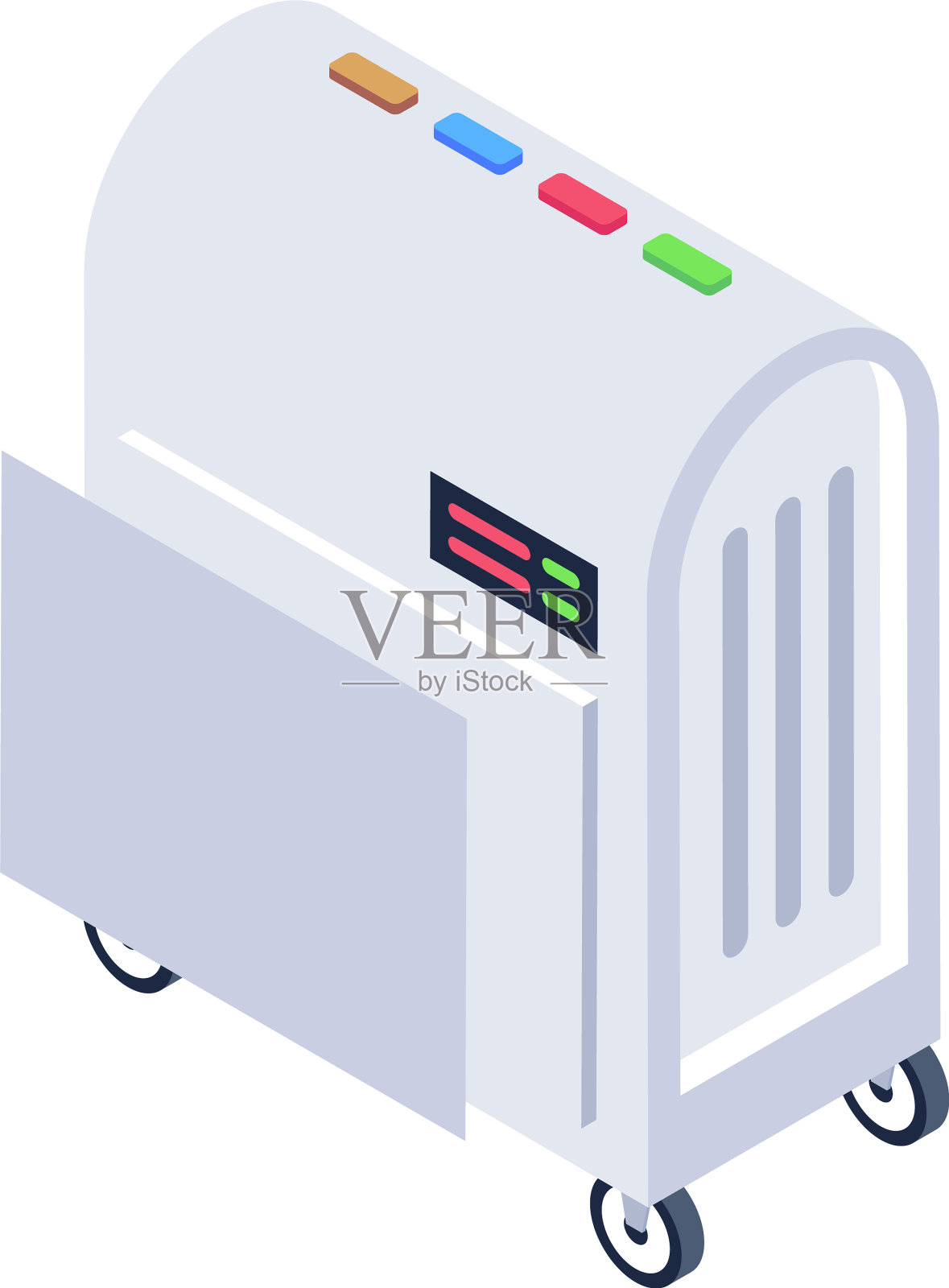 空气冷却器插画图片素材