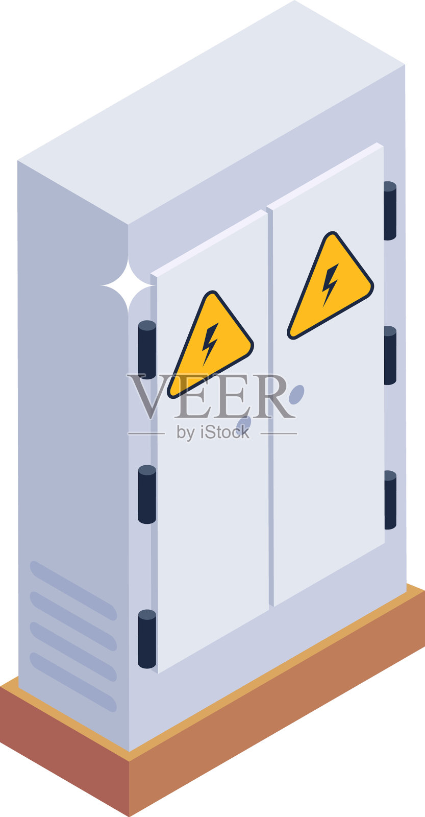 电气危害插画图片素材