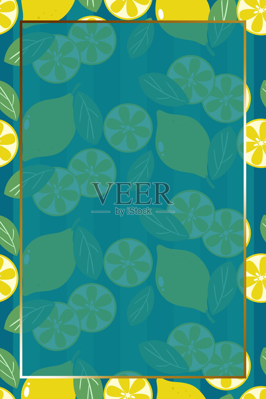 柠檬的背景插画图片素材