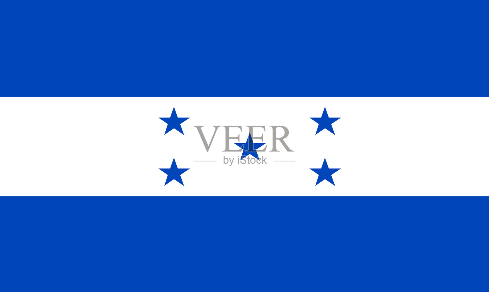 洪都拉斯国旗插画图片素材