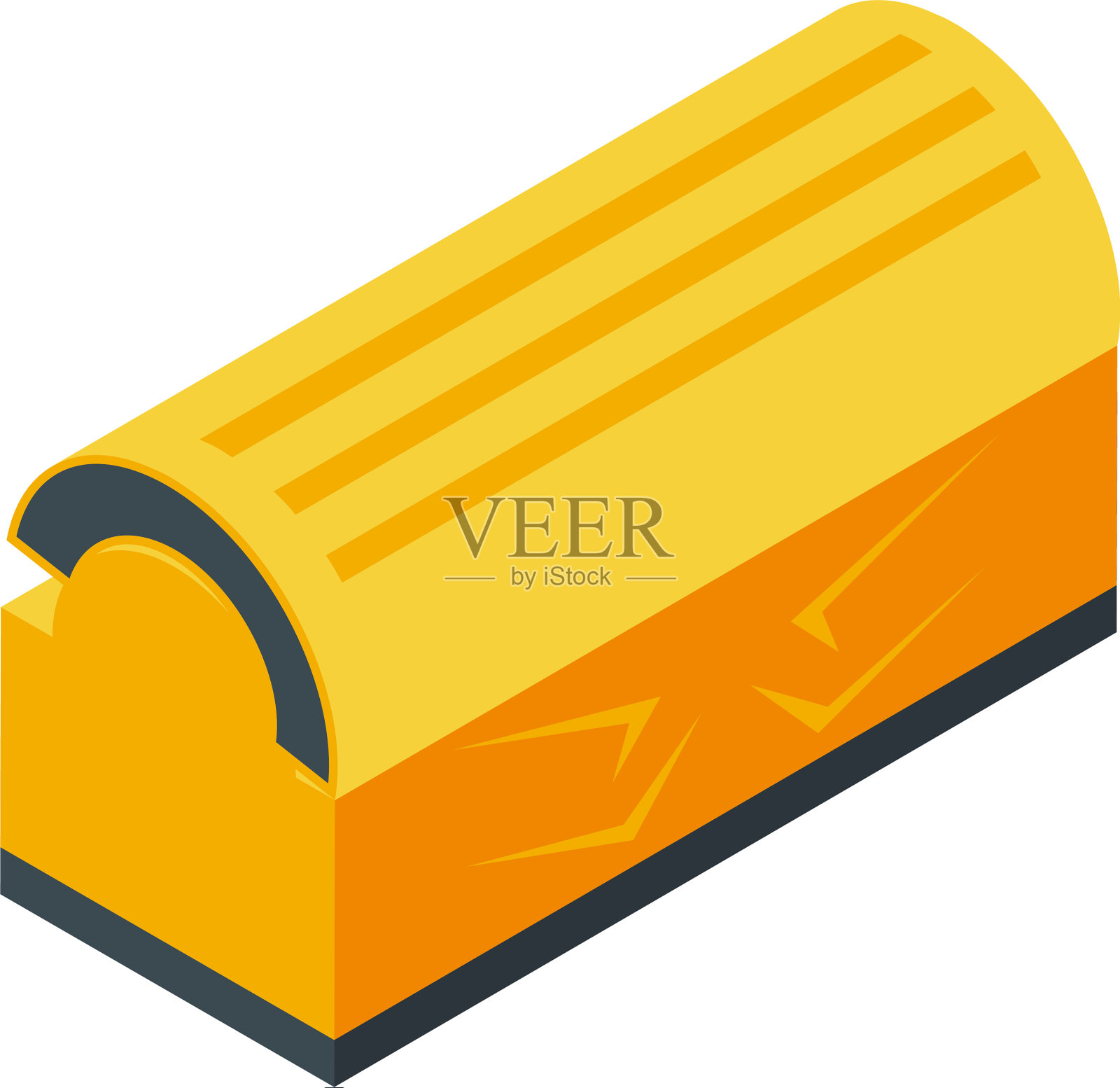 日光图标等距风格插画图片素材