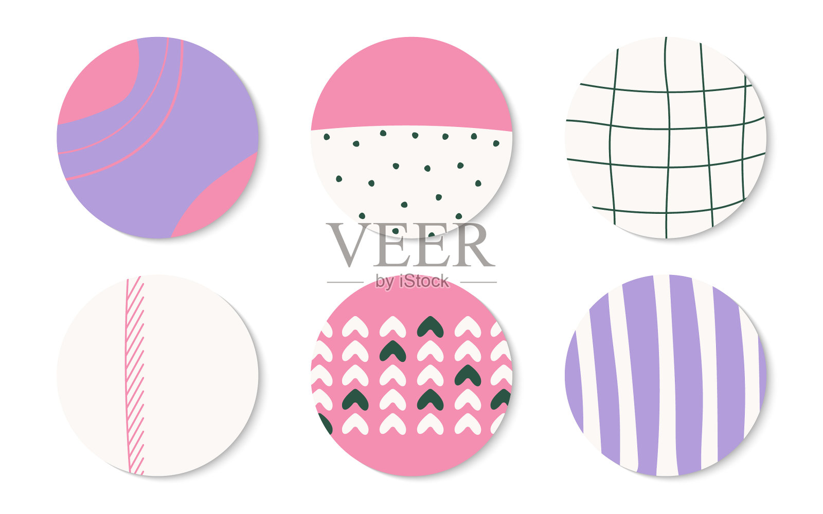 抽象背景圆封面图标集图标素材