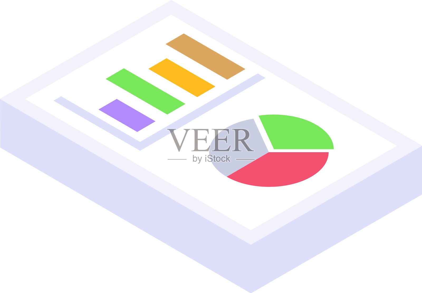 统计报告插画图片素材