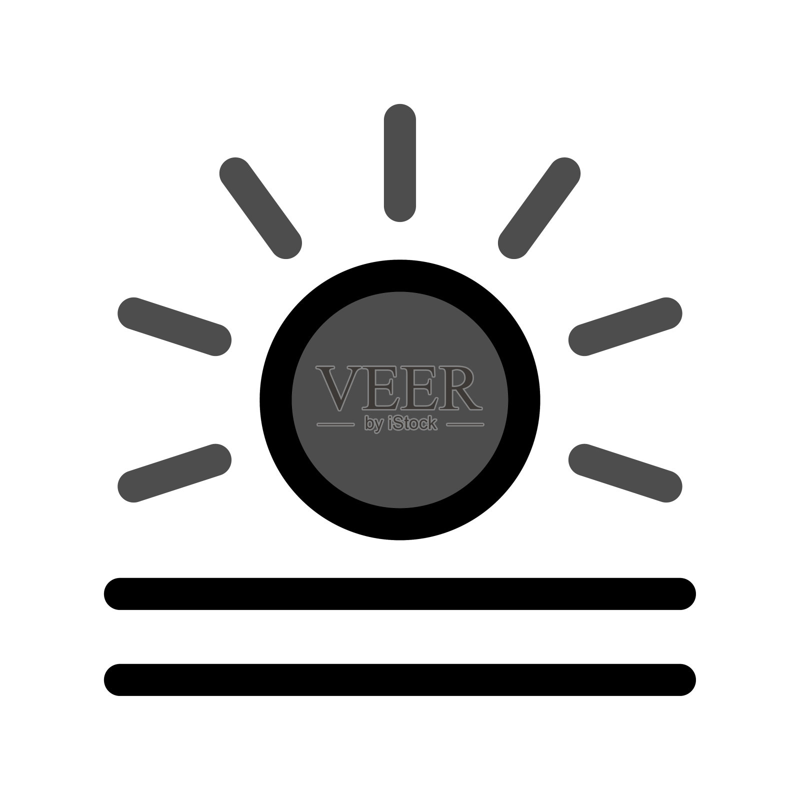 日出插画图片素材