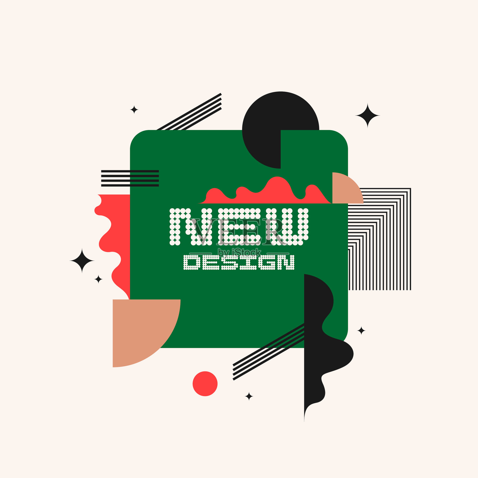 现代时尚风格的抽象背景插画图片素材