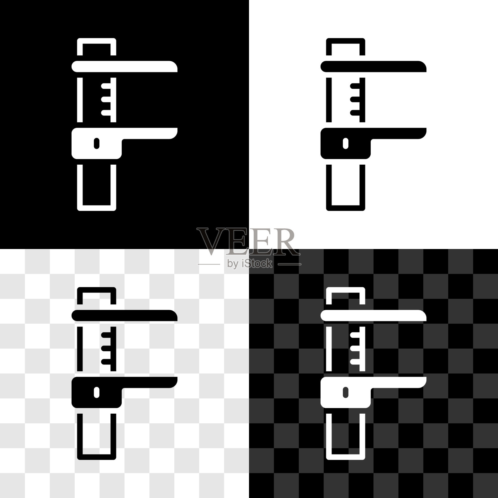 设置卡尺或卡尺和刻度图标隔离图标素材