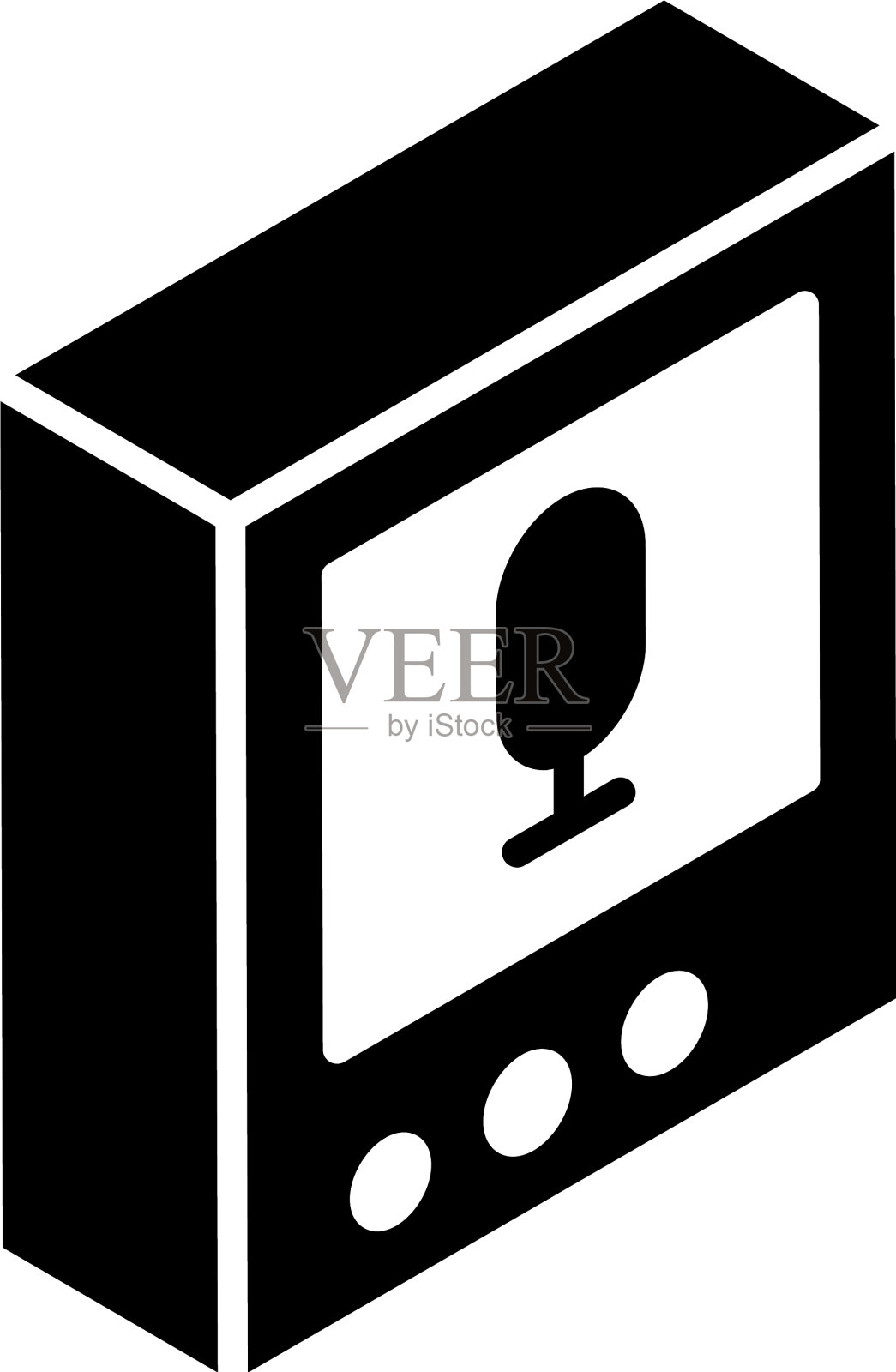 录音设备插画图片素材