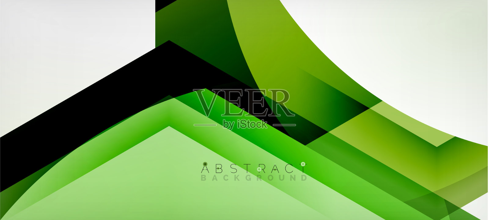 彩色六边形几何抽象插画图片素材