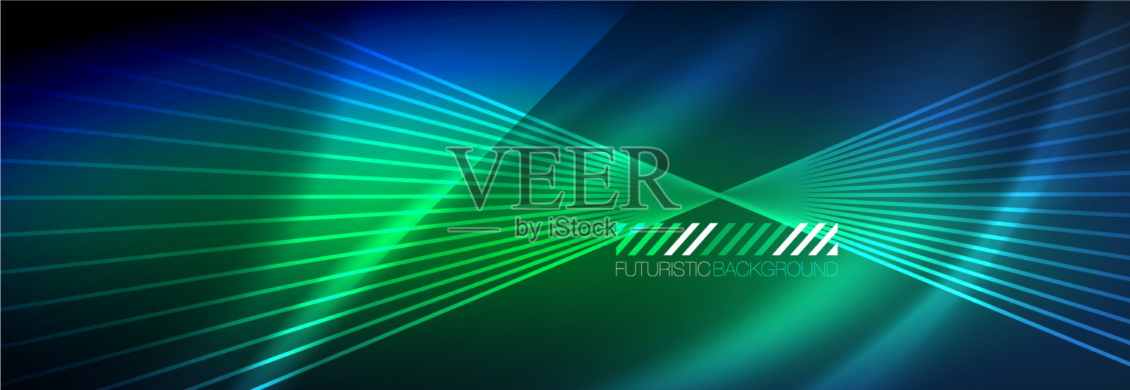 霓虹灯动态光束抽象壁纸插画图片素材