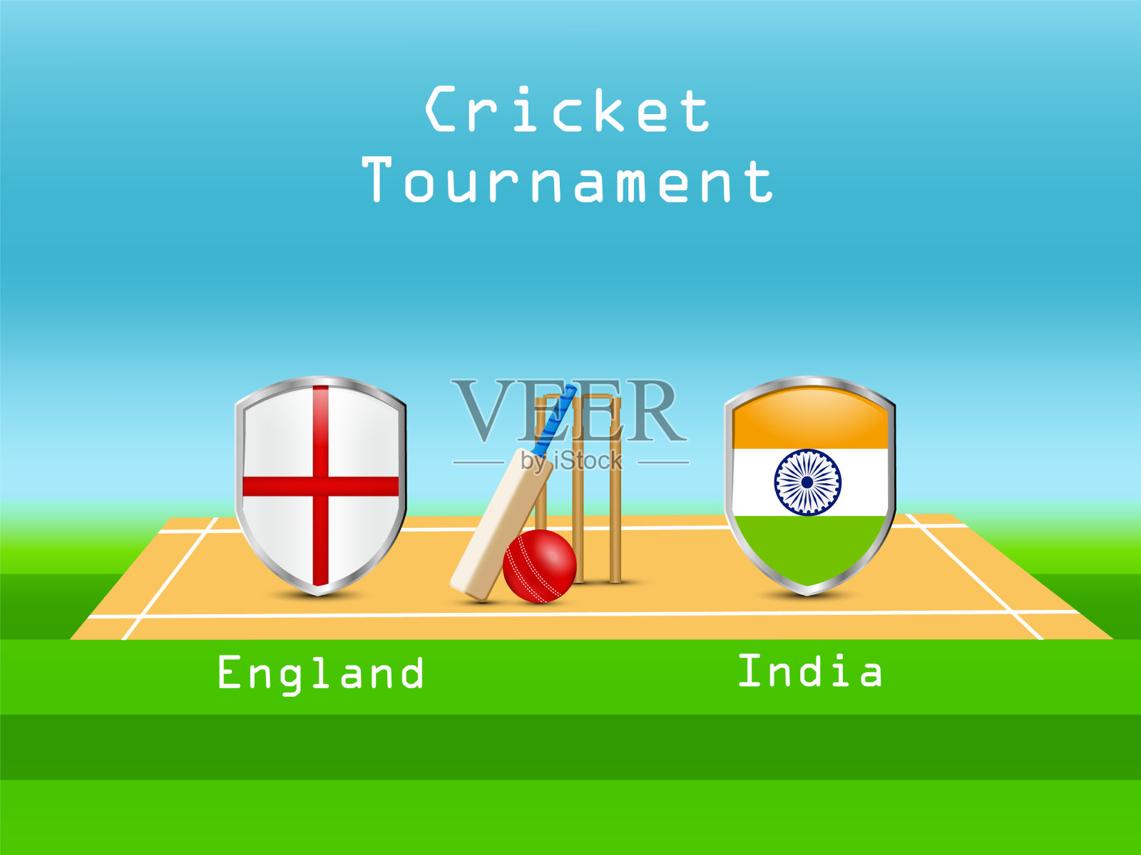 板球运动的背景插画图片素材