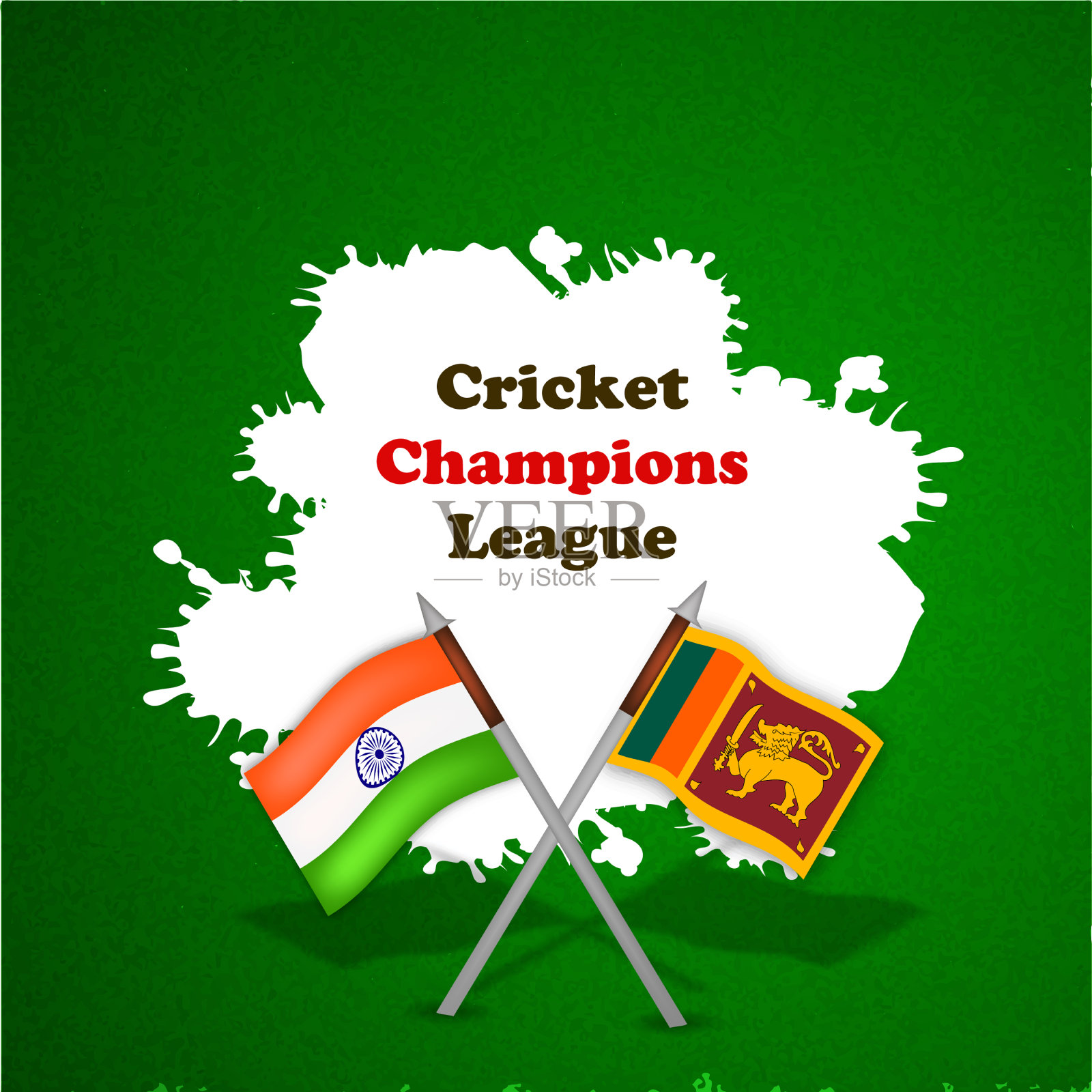 板球运动的背景插画图片素材