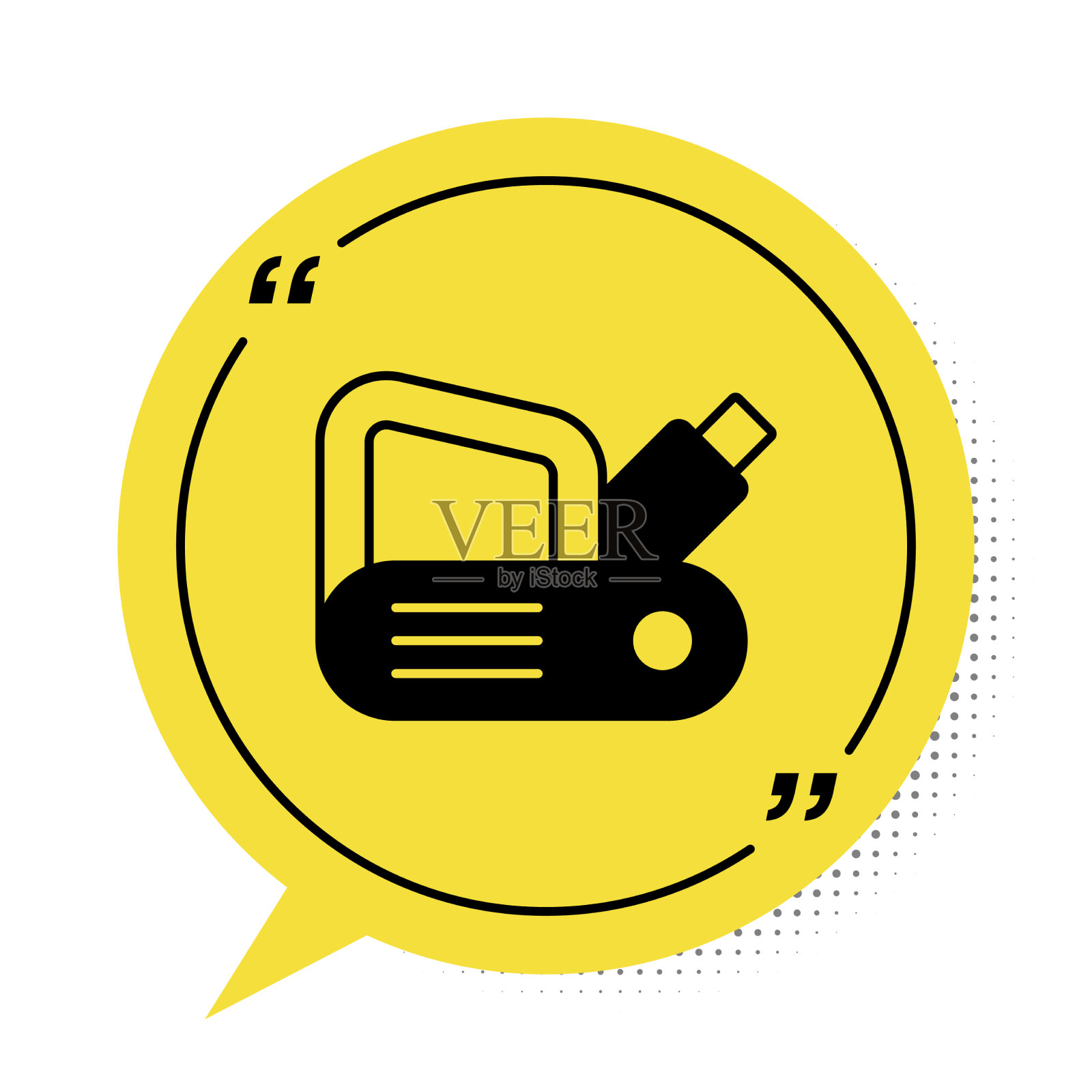 黑色电动刨工具图标隔离在白色上插画图片素材