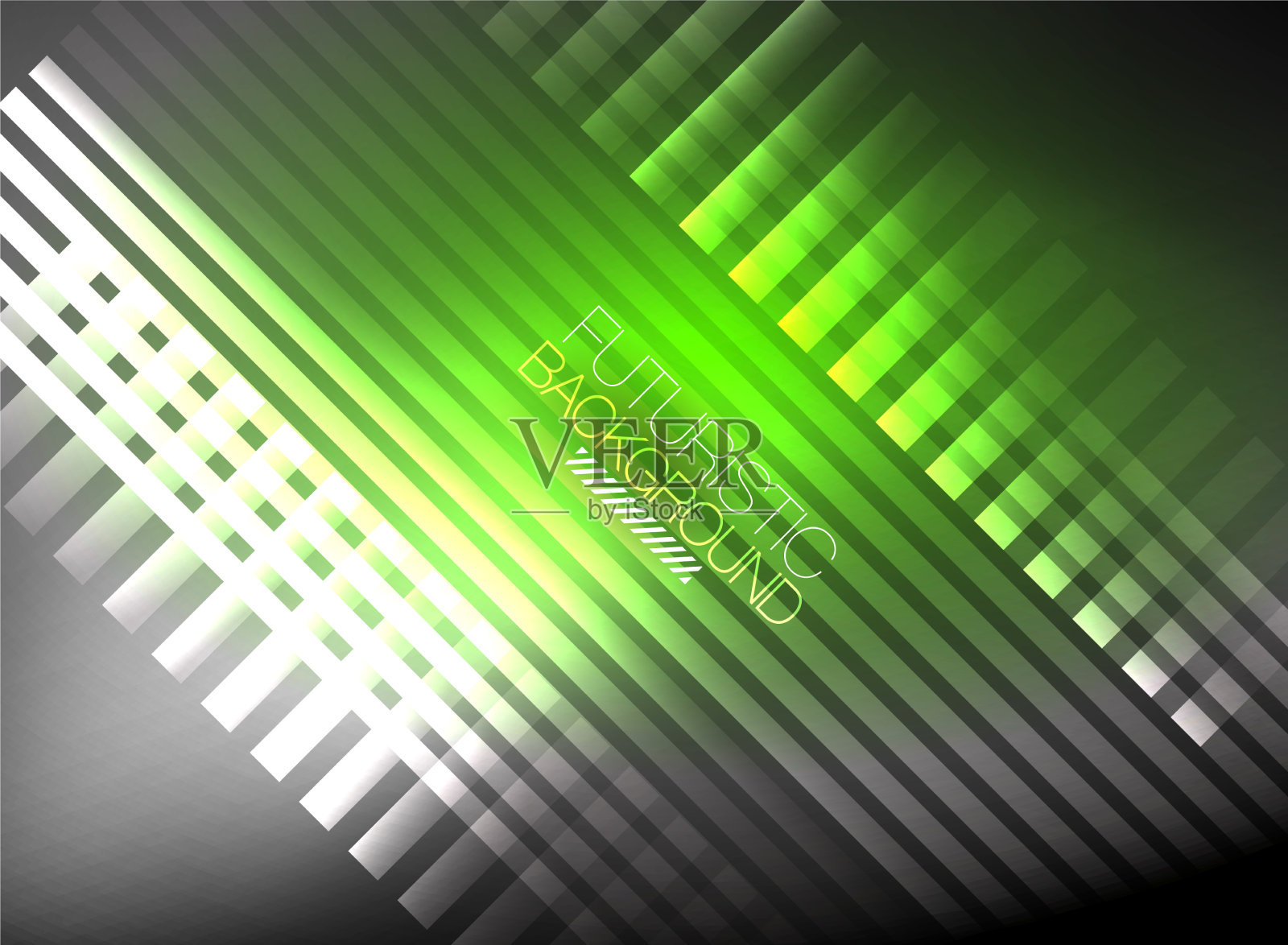 明亮的霓虹灯色彩技术抽象背景插画图片素材