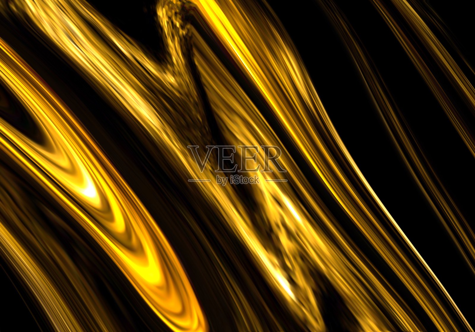高分辨率大理石墙面插画：金色黑色墨水抽象背景，适用于瓷砖和室内设计照片摄影图片