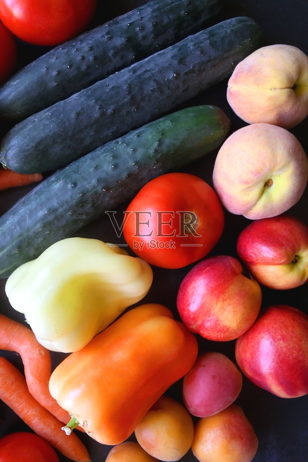 夏季水果和蔬菜照片摄影图片