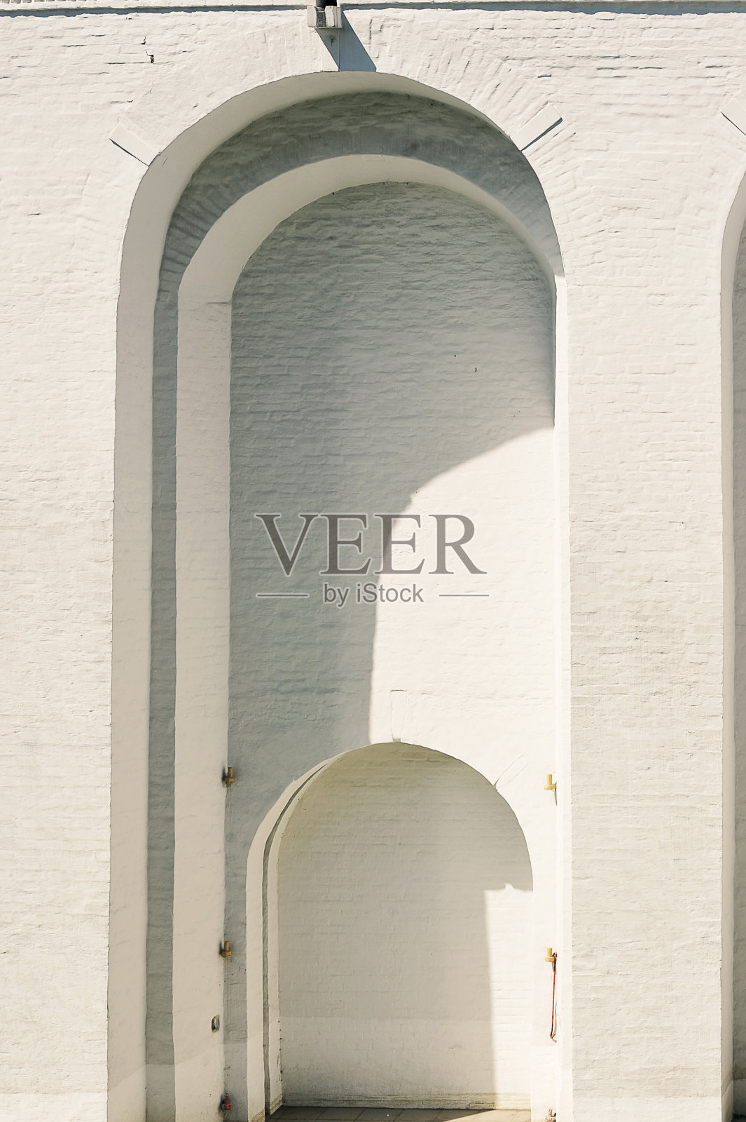 莫斯科新devichy修道院的白色墙壁照片摄影图片