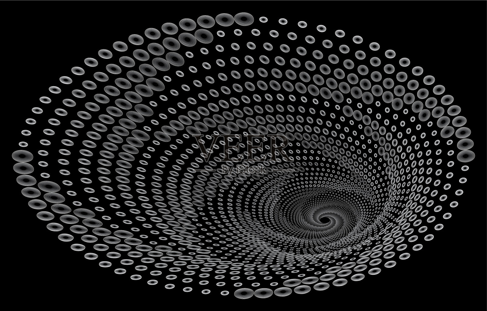 点半色调螺旋图案或纹理插画图片素材