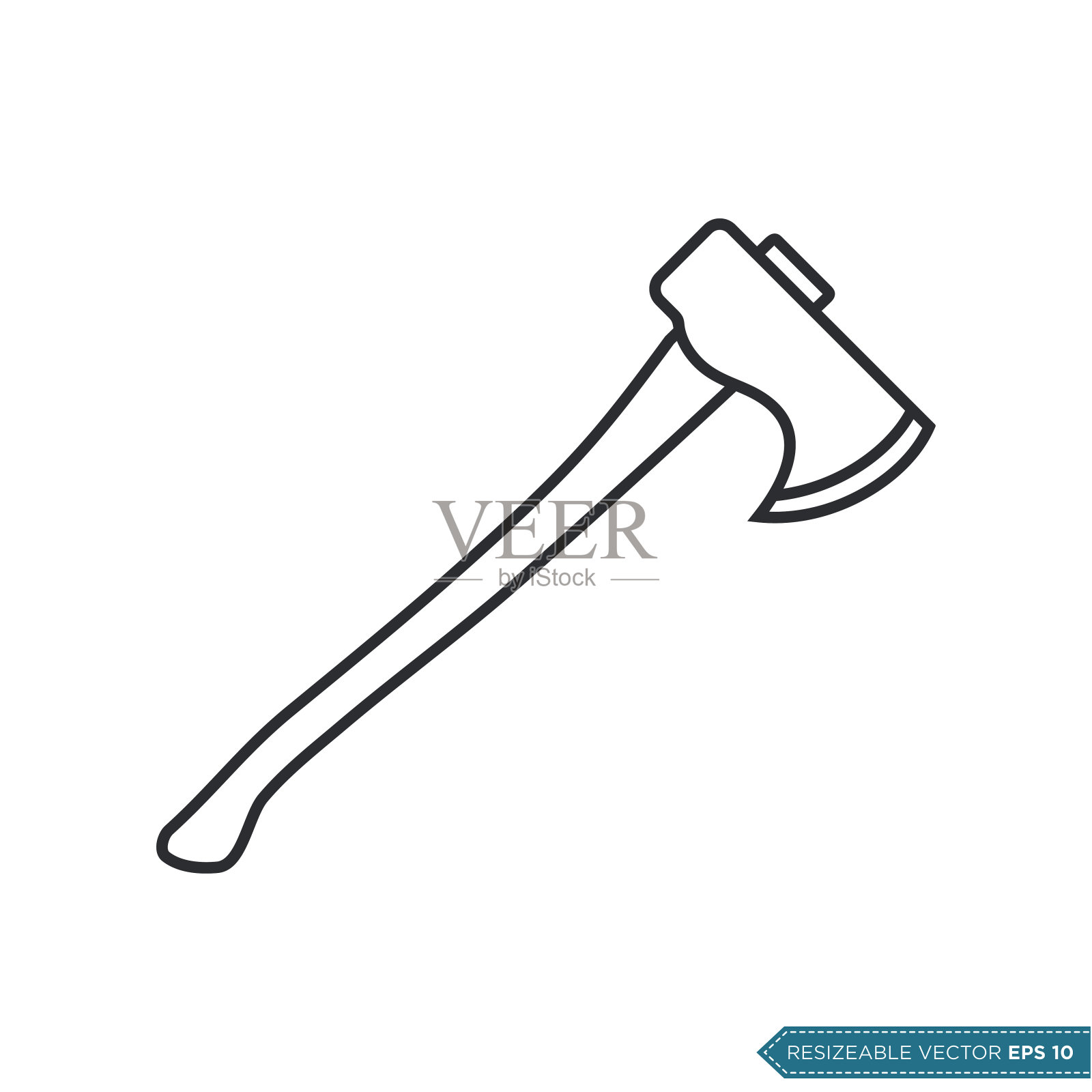 斧图标矢量平面设计插图设计插画图片素材