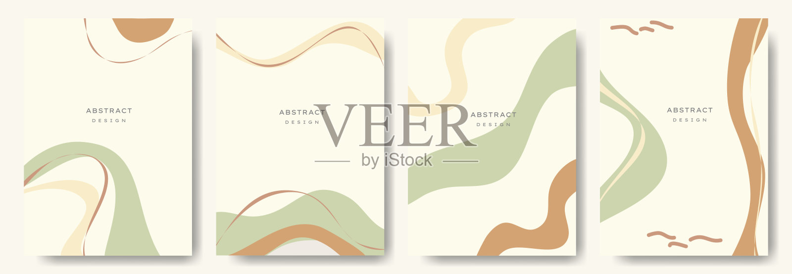 带有文本复制空间的封面设计元素。抽象的背景。或理想的明信片，海报，名片，传单，小册子，杂志，社交媒体和其他。矢量图插画图片素材