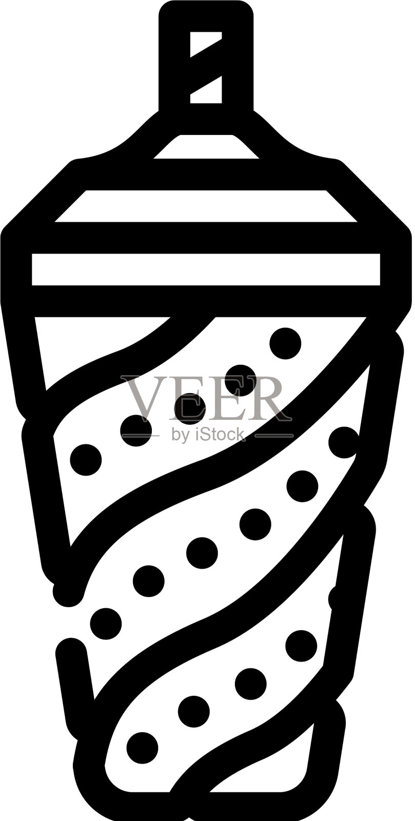 喷嘴砂轮光盘抛光线图标设计元素图片