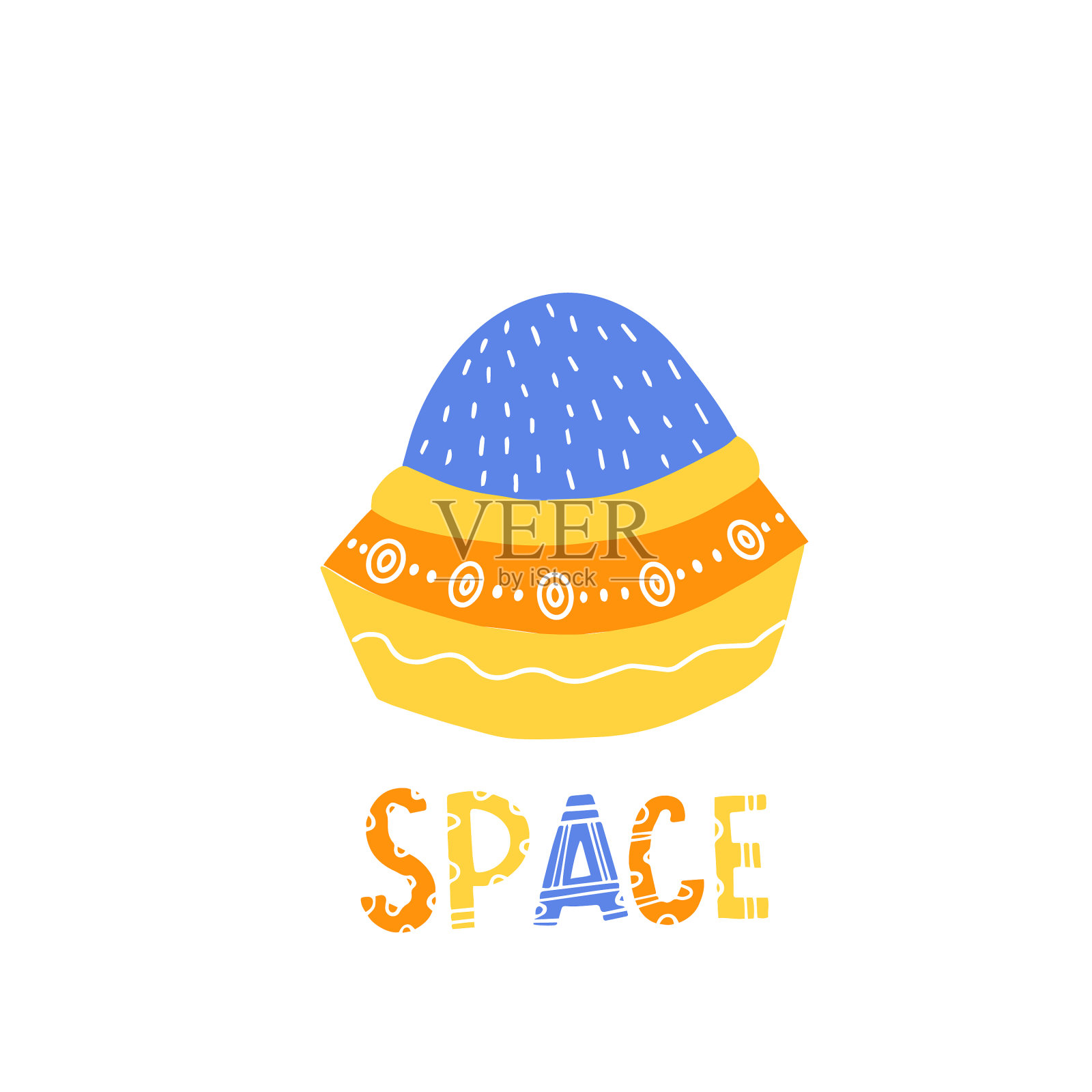 给小孩子的外星飞船插画图片素材