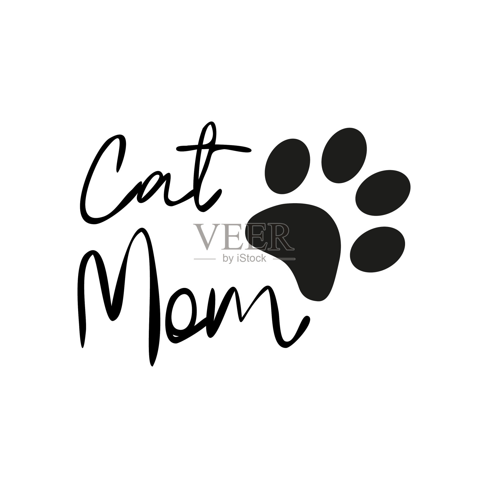 最好的狗妈妈有史以来印刷字体字体设计插画图片素材