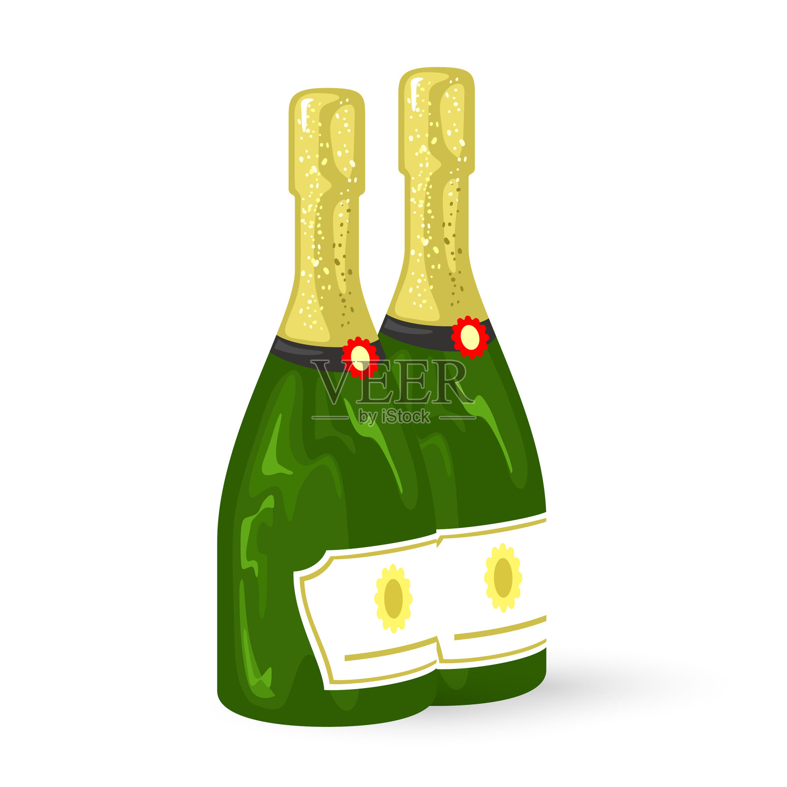 庆祝活动的香槟酒设计元素图片