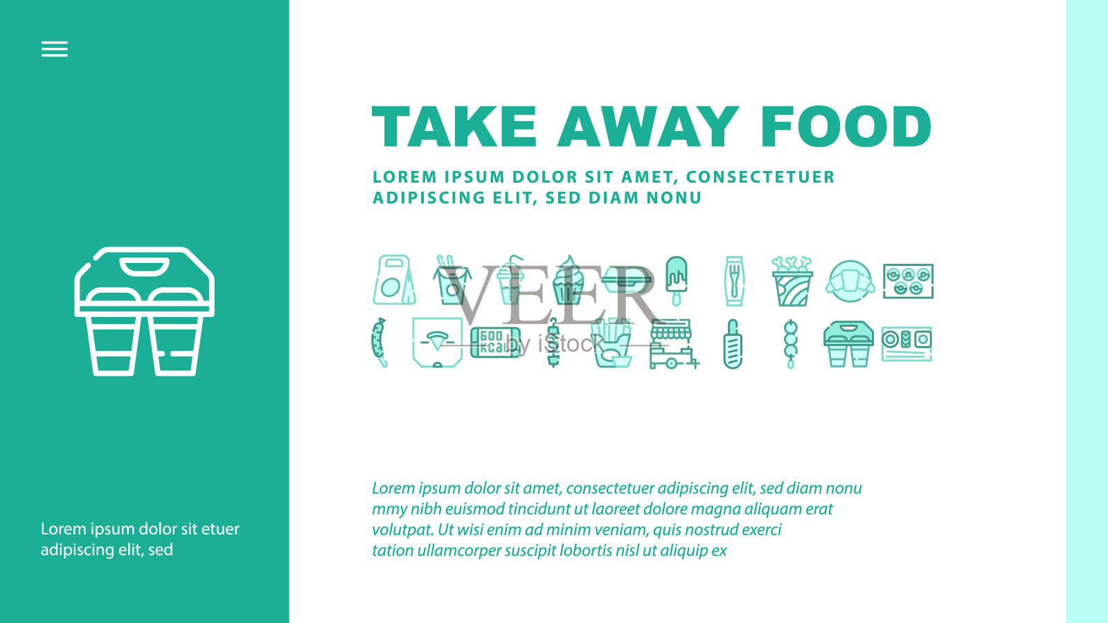 医疗检查健康着陆头矢量插画图片素材