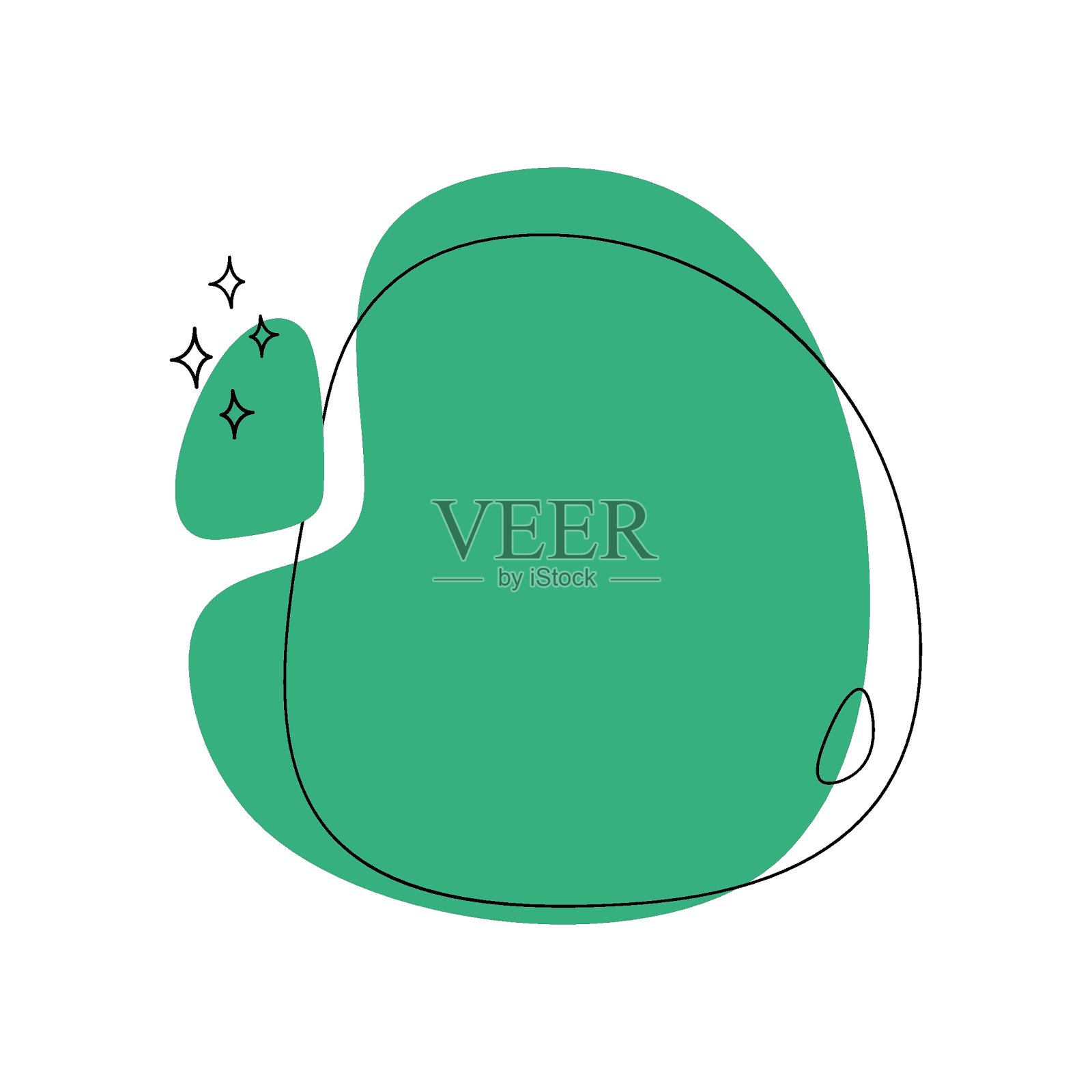 北欧风格。斯堪的纳维亚的形状。流体的形状。模板的标志，品牌，网页设计，社会媒体张贴，旗帜，业务。设计元素图片