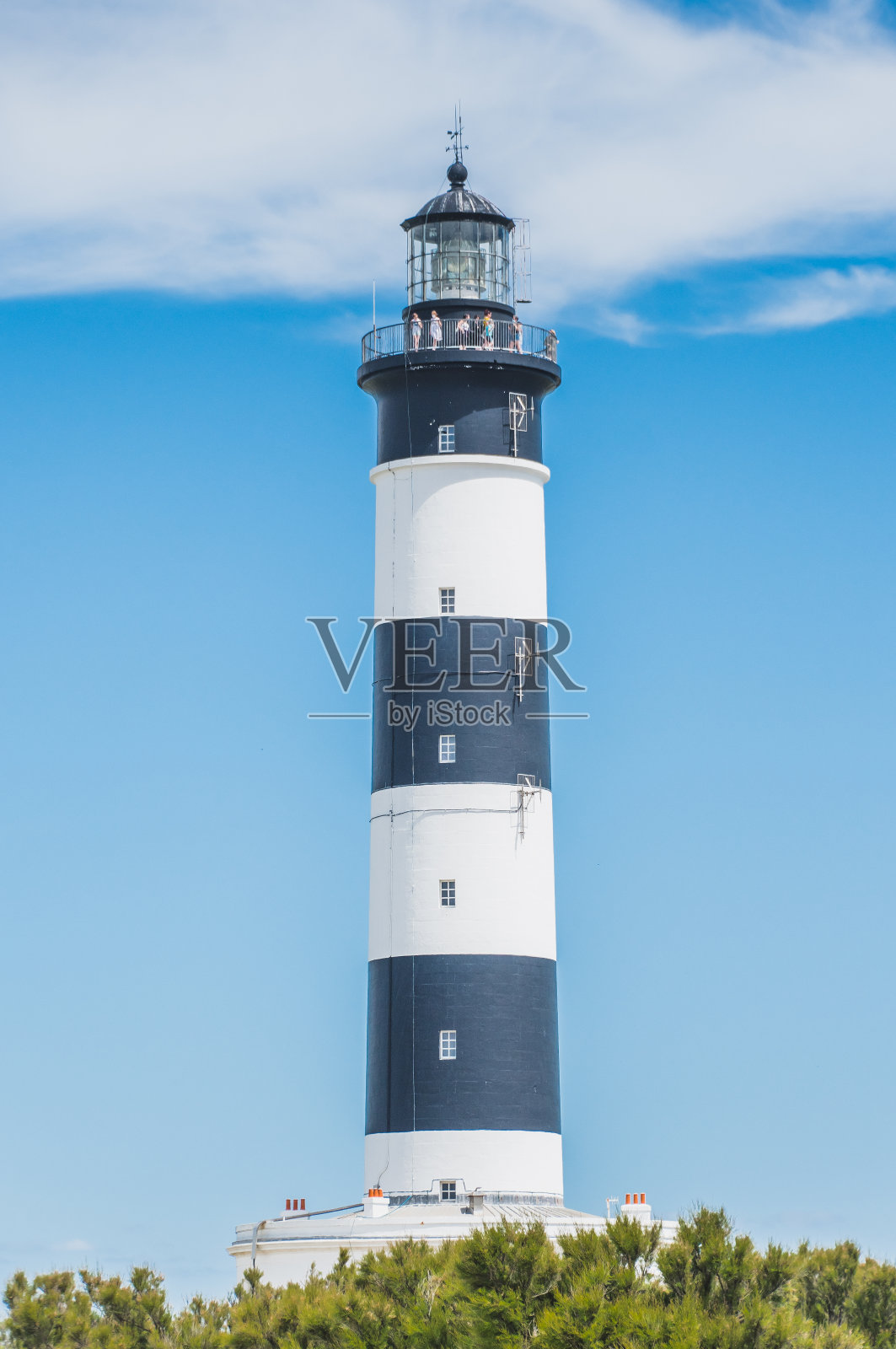 法国奥莱龙岛沙西龙灯塔照片摄影图片