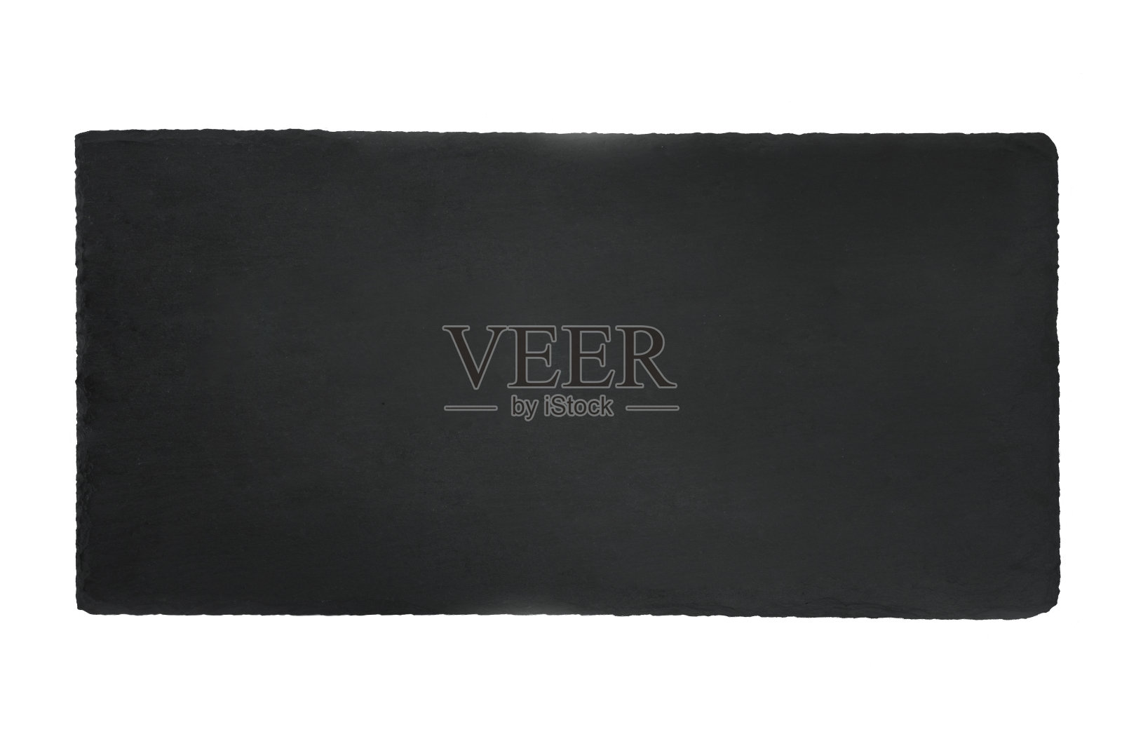 顶视图黑色石头托盘在白色的背景照片摄影图片