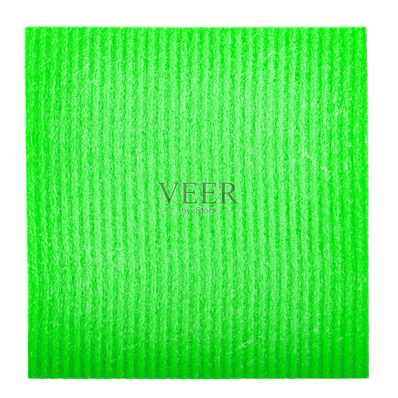 清洁海绵抹布上孤立的白色背景。家庭清洁布。照片摄影图片