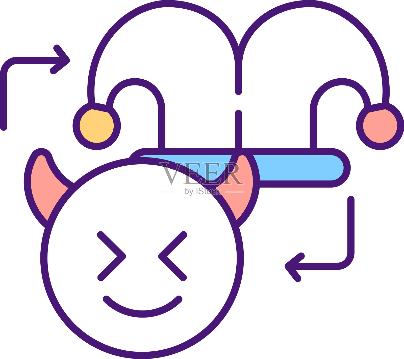 互联网喷子RGB颜色图标设计元素图片