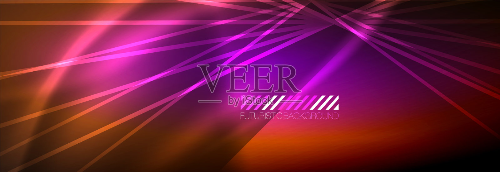 霓虹灯动态光束抽象壁纸插画图片素材