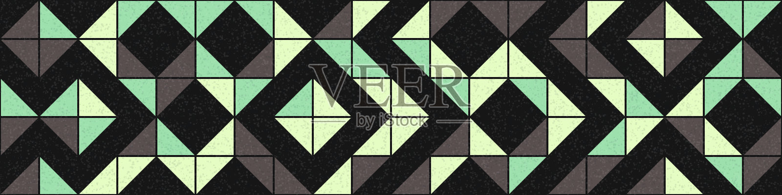 抽象几何图形生成计算艺术插图插画图片素材