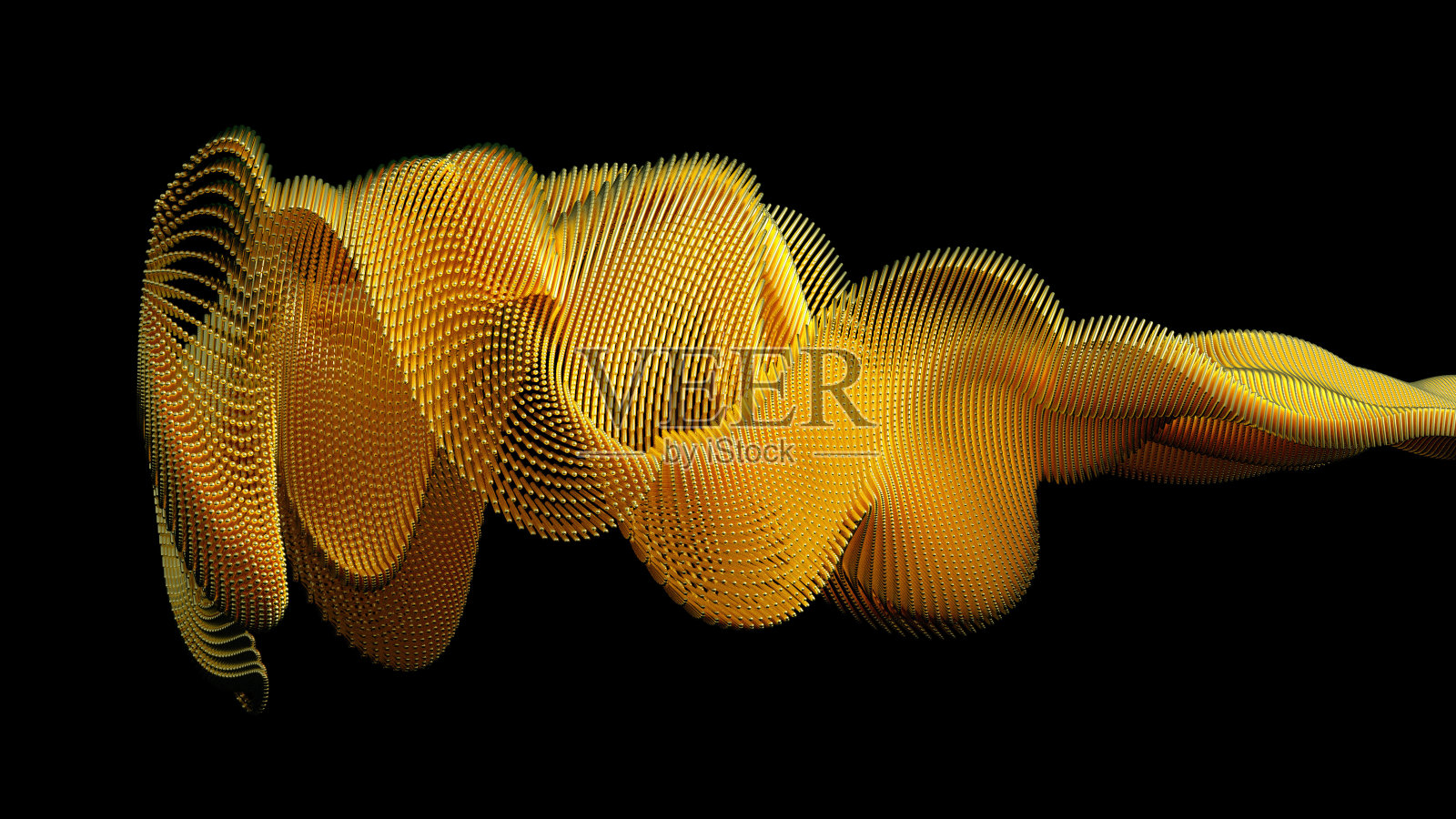 飘逸的烟雾，颗粒。3d插图，3d渲染。照片摄影图片