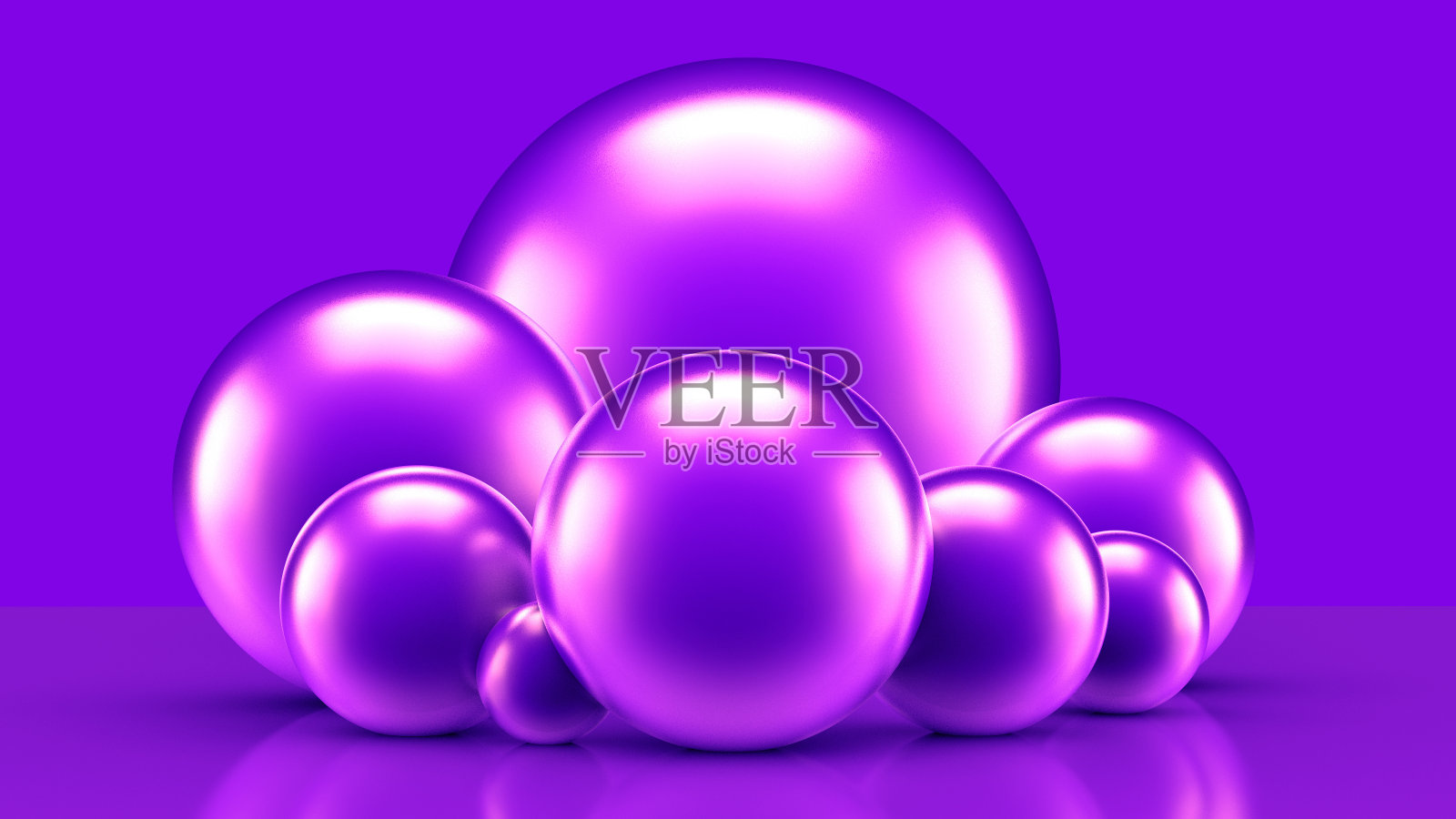 抽象的景观。3d插图，3d渲染。照片摄影图片