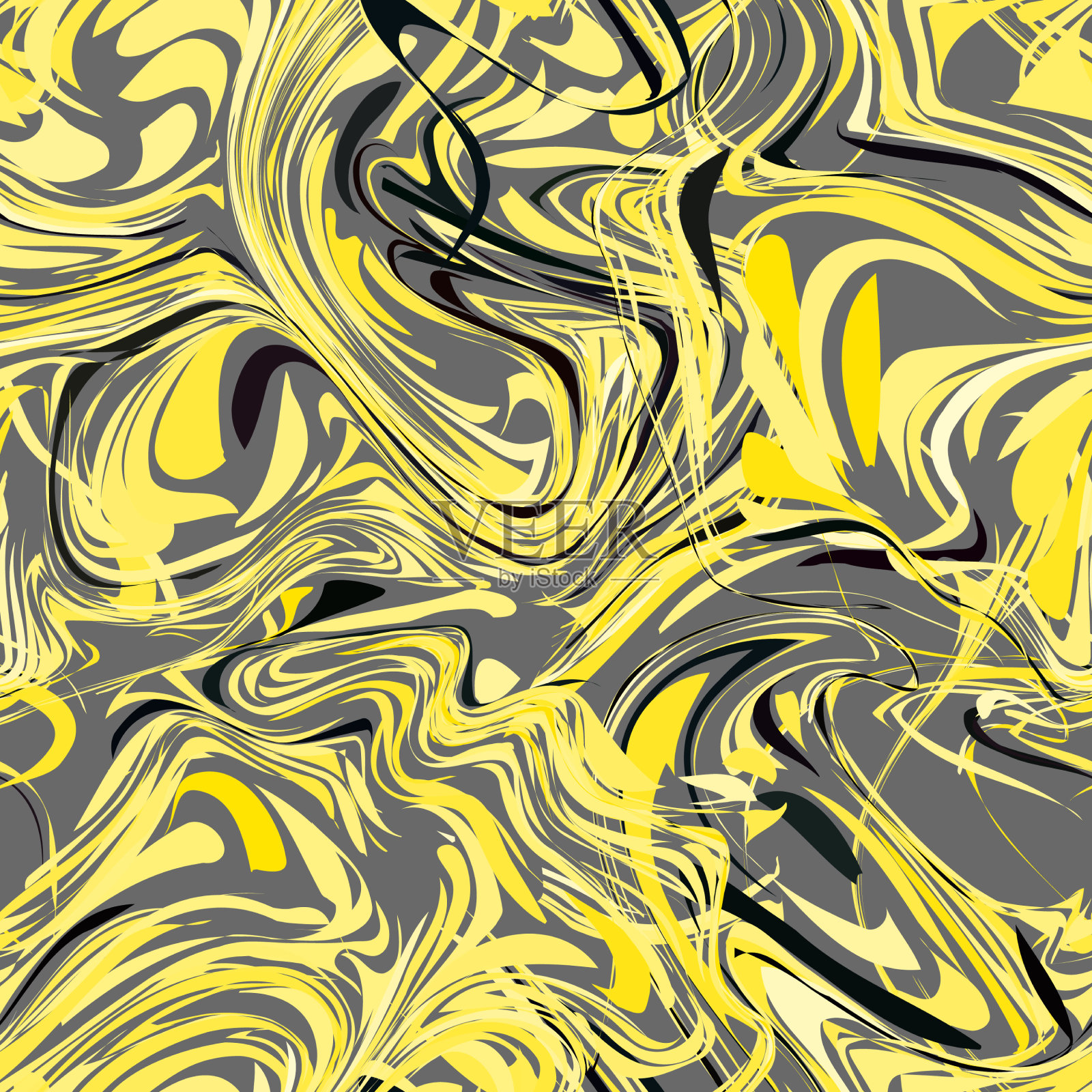 灰色和黄色抽象背景插画图片素材