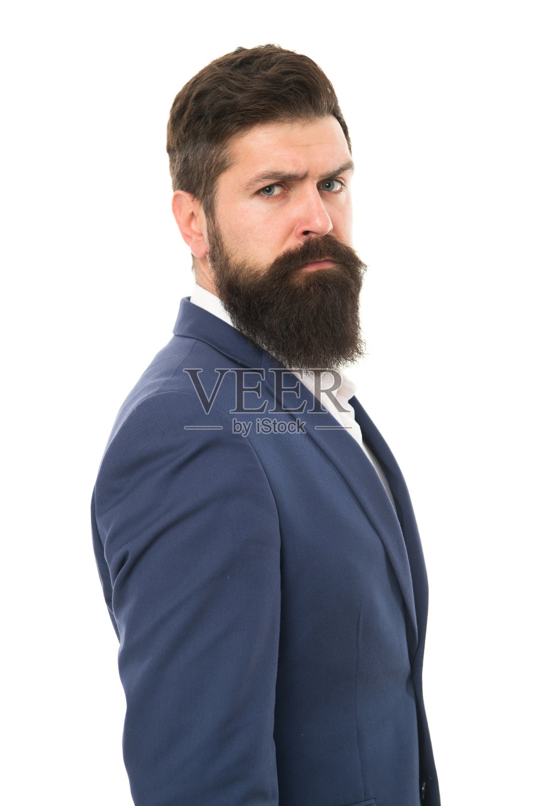 业务人员。商人的概念。聪明的律师。成功的商人外表整洁。严重的激励企业家。自信的商人英俊的胡子男人穿着正装照片摄影图片