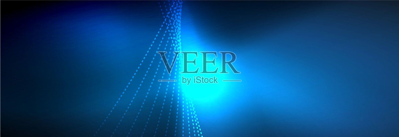 霓虹灯闪亮的色彩背景与光发光插画图片素材