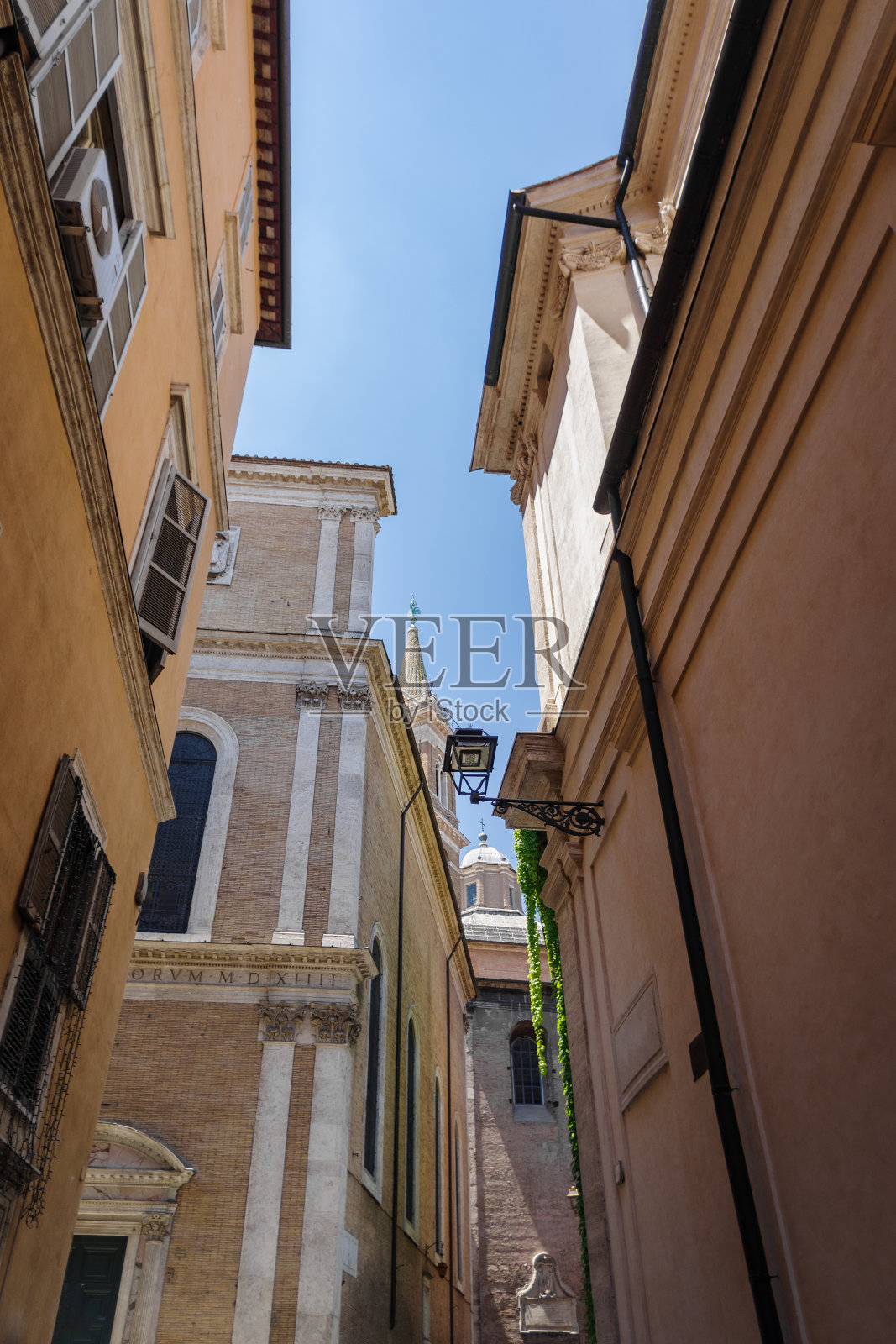 罗马历史中心五颜六色的房子照片摄影图片