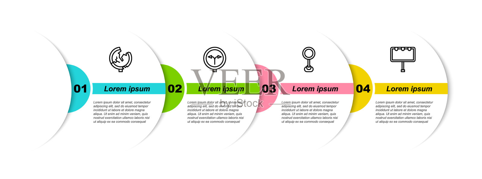 设置线、路、路、路、路、路、路、路、路、路、路、叉插画图片素材